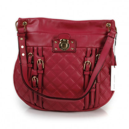 Marc Jacobs Leather Multi-Buckle Hobo Fuchsia 1 of 11
