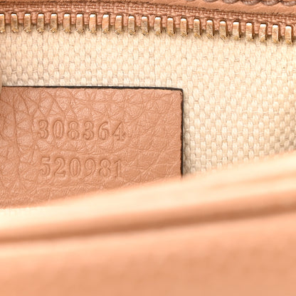 Gucci Pebbled Calfskin Small Soho Disco Bag Camelia 7 of 11