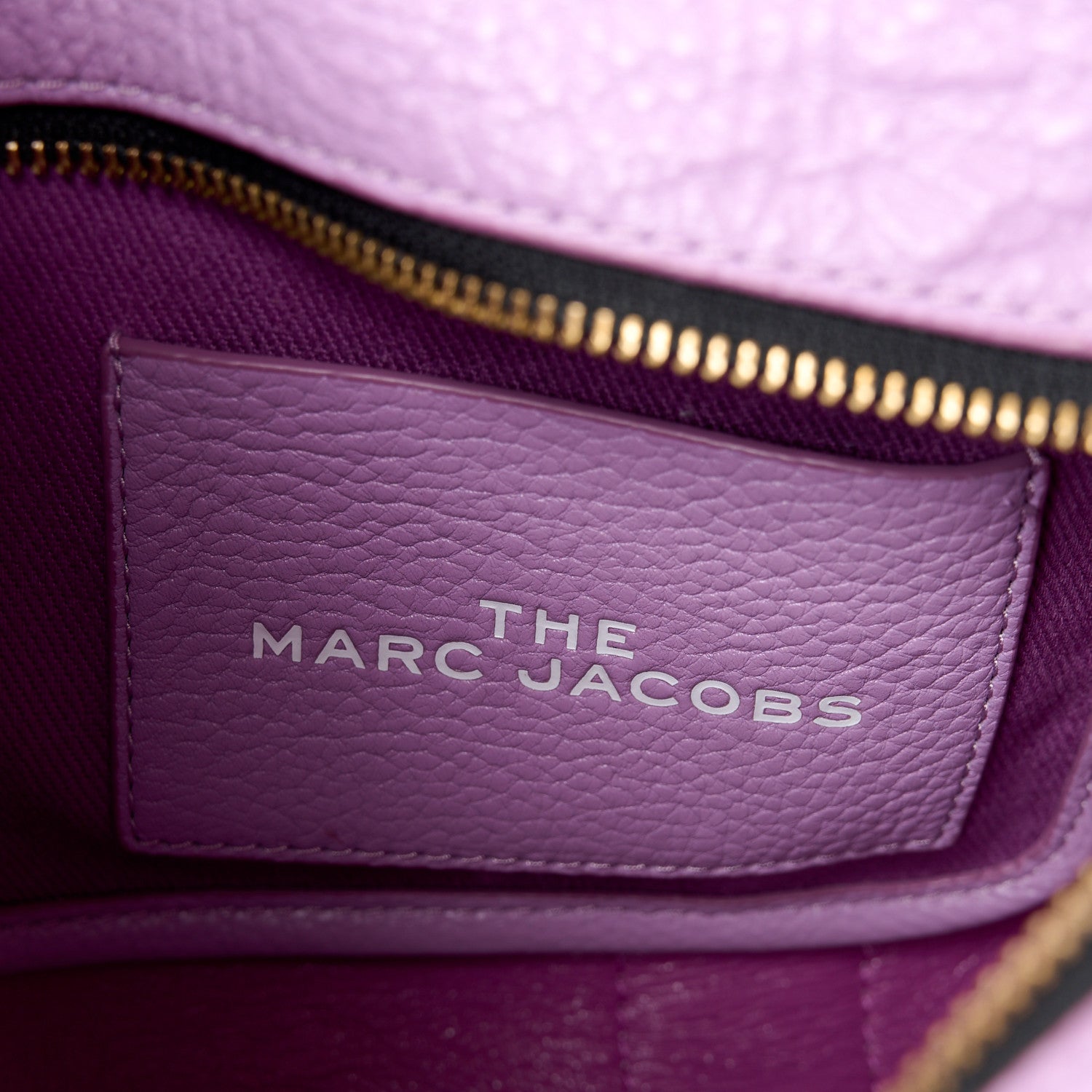 Marc Jacobs Grained Calfskin Small The Tote Bag Regal Orchid 7 of 12