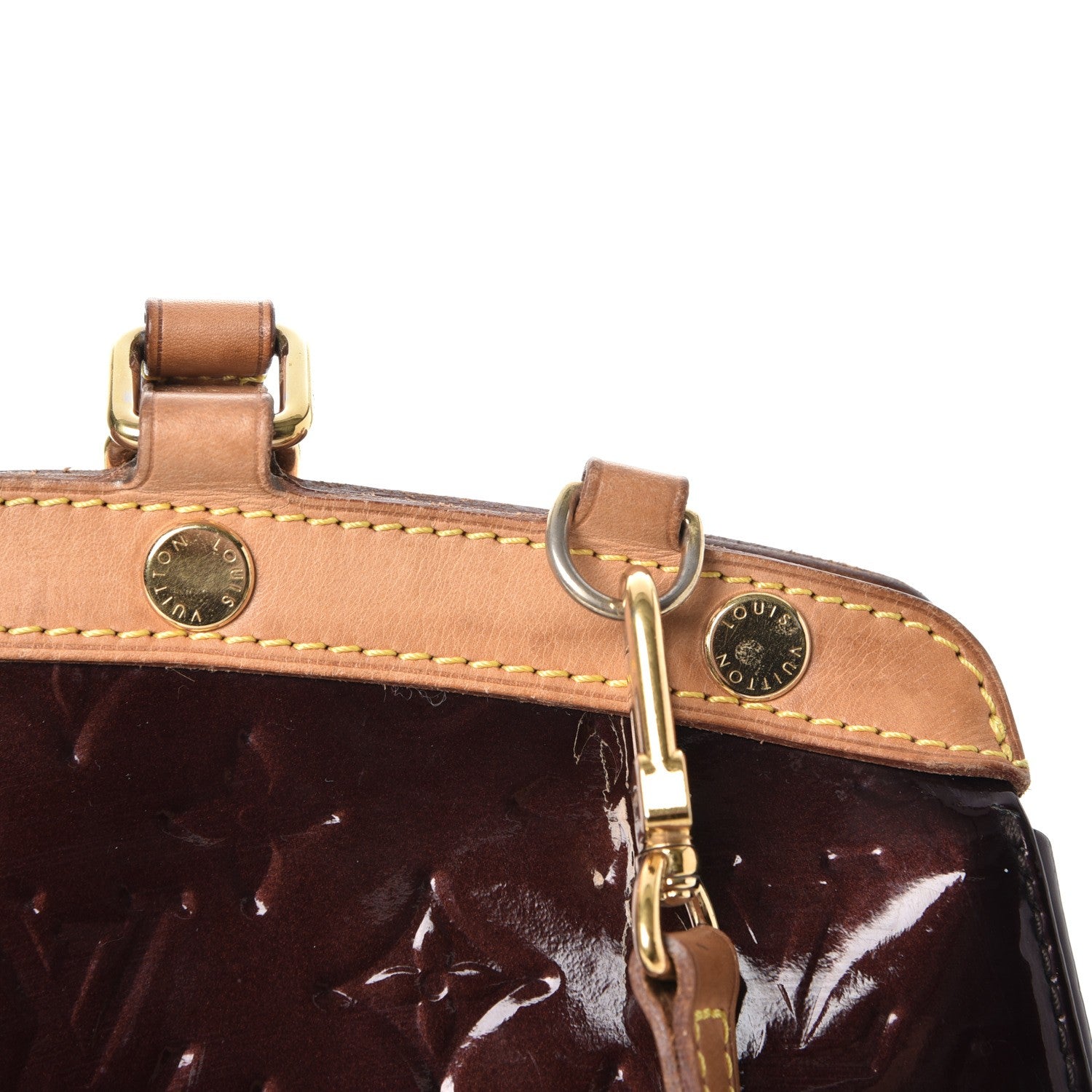 Louis Vuitton Vernis Brea MM Amarante 11 of 11