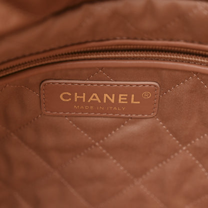 Chanel Metallic Calfskin Quilted Small Chanel 22 Pink 8 of 12