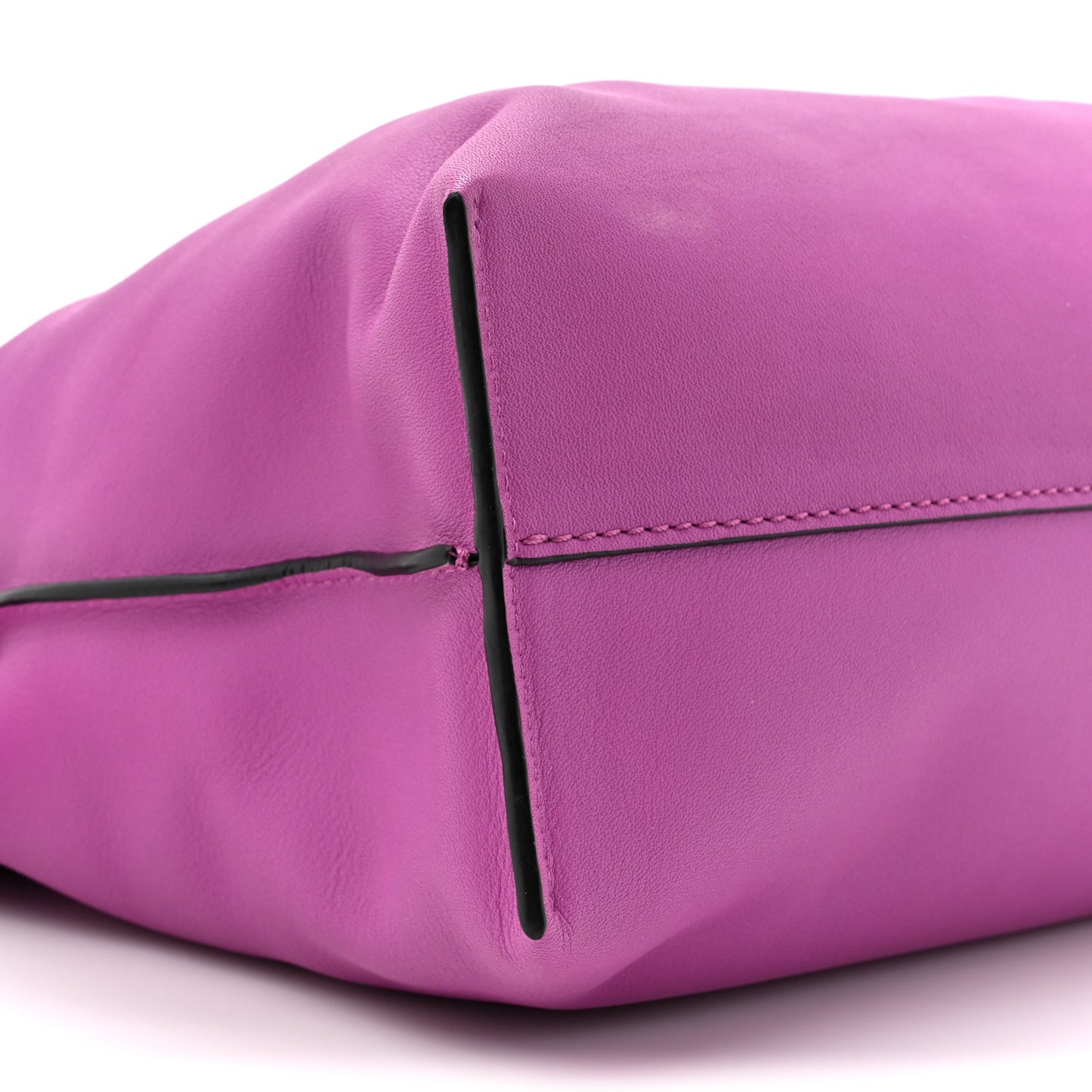 Nappa Medium Flamenco Knot Bag Purple