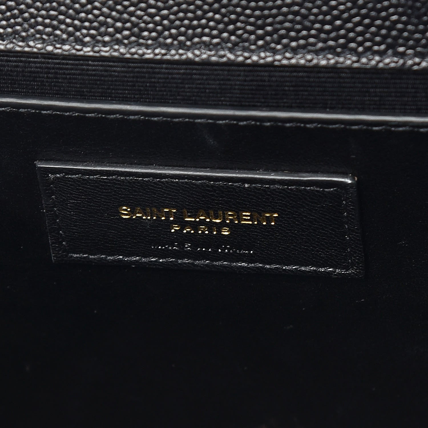 Saint Laurent Grain De Poudre Medium Classic Monogram Kate Satchel Black 9 of 9