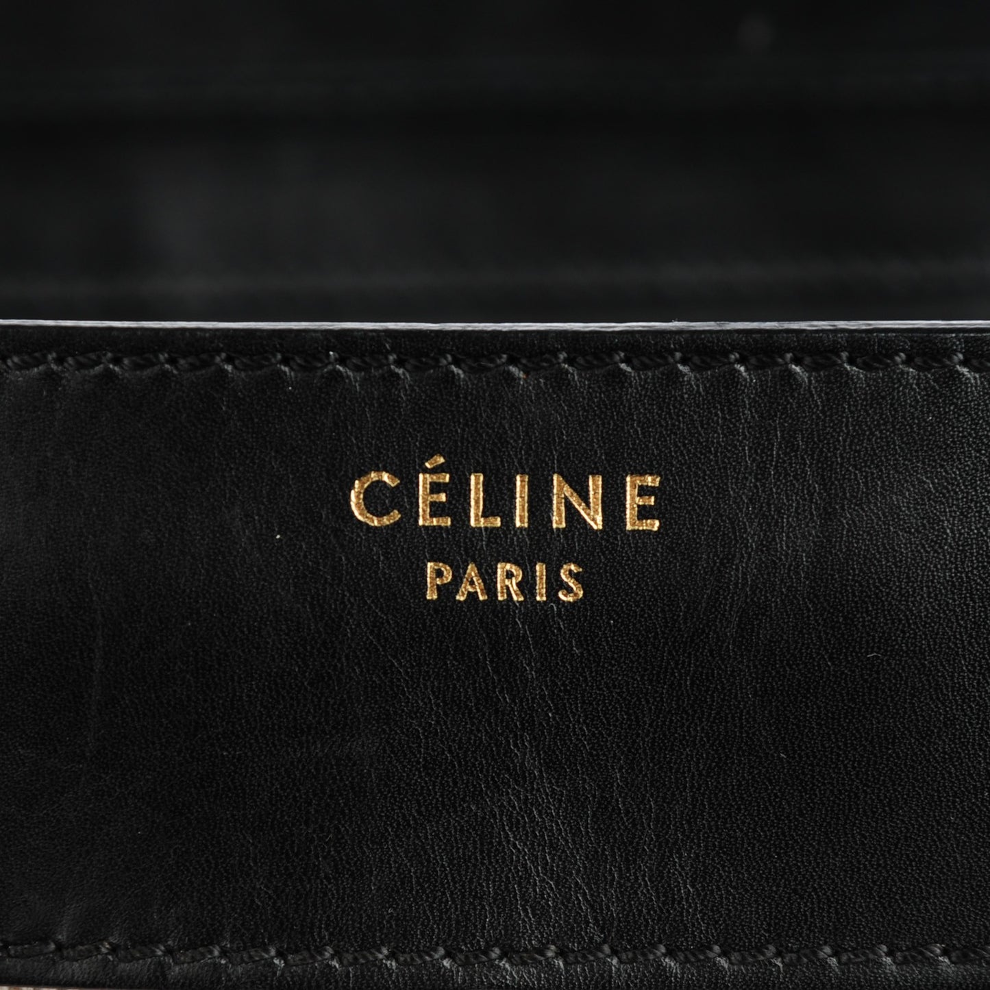 Smooth Calfskin Linen Mini Bi-Color Luggage Natural Black
