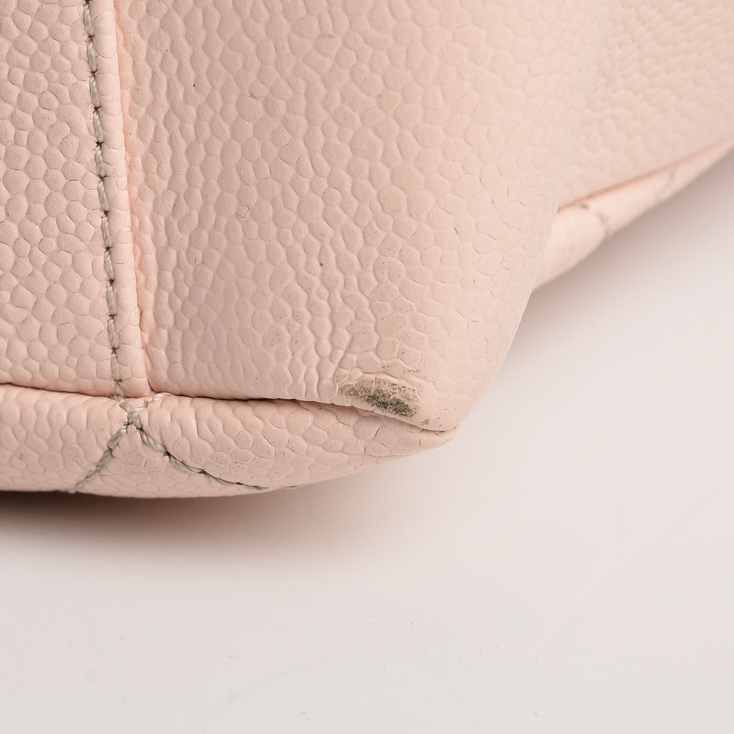Chanel Caviar Quilted Grand Shopping Tote GST Light Pink 8 of 15