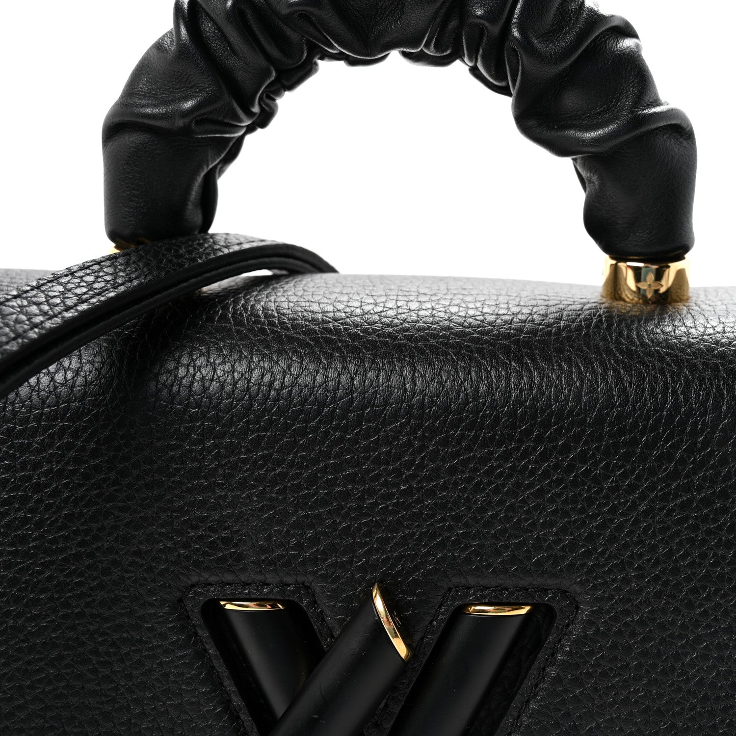 Louis Vuitton Taurillon Smooth Calfskin Scrunchie Twist One Handle