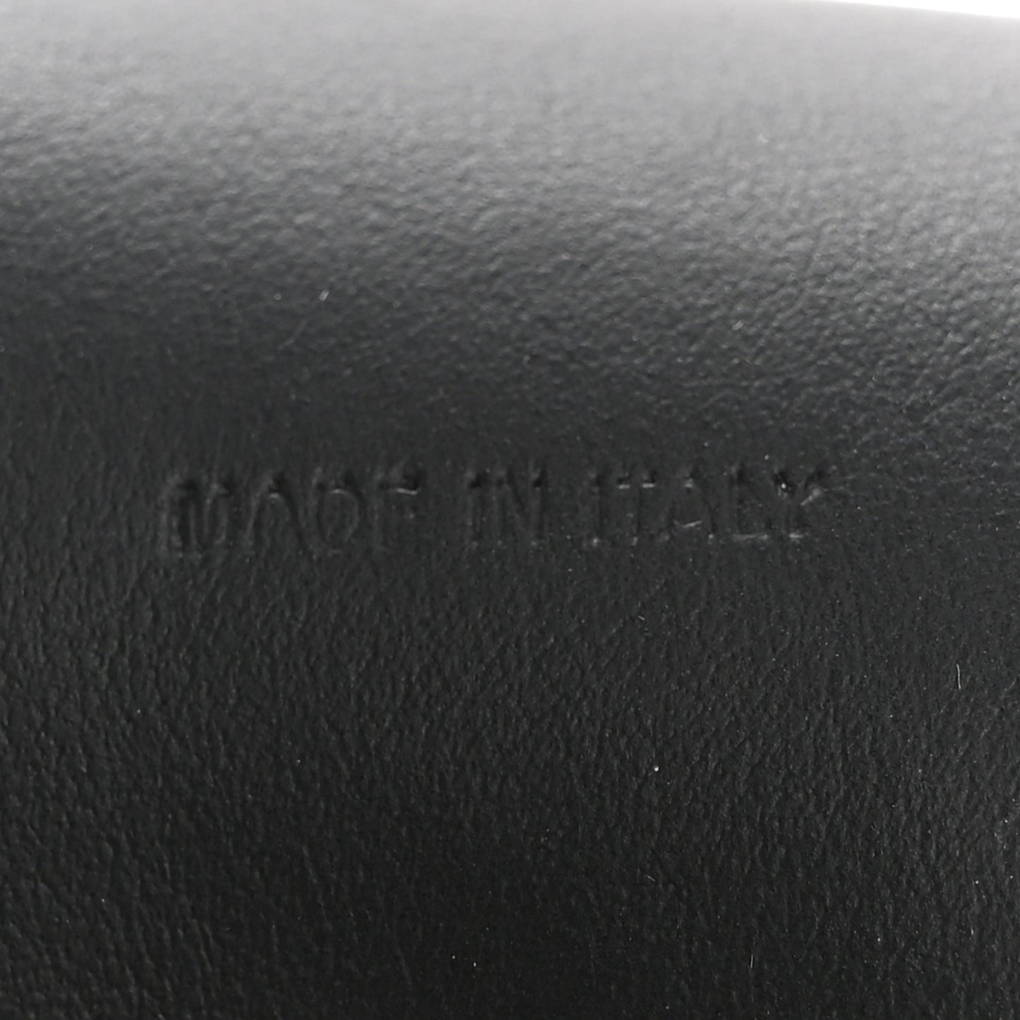Shearling Calfskin FF Strap Black Tobacco