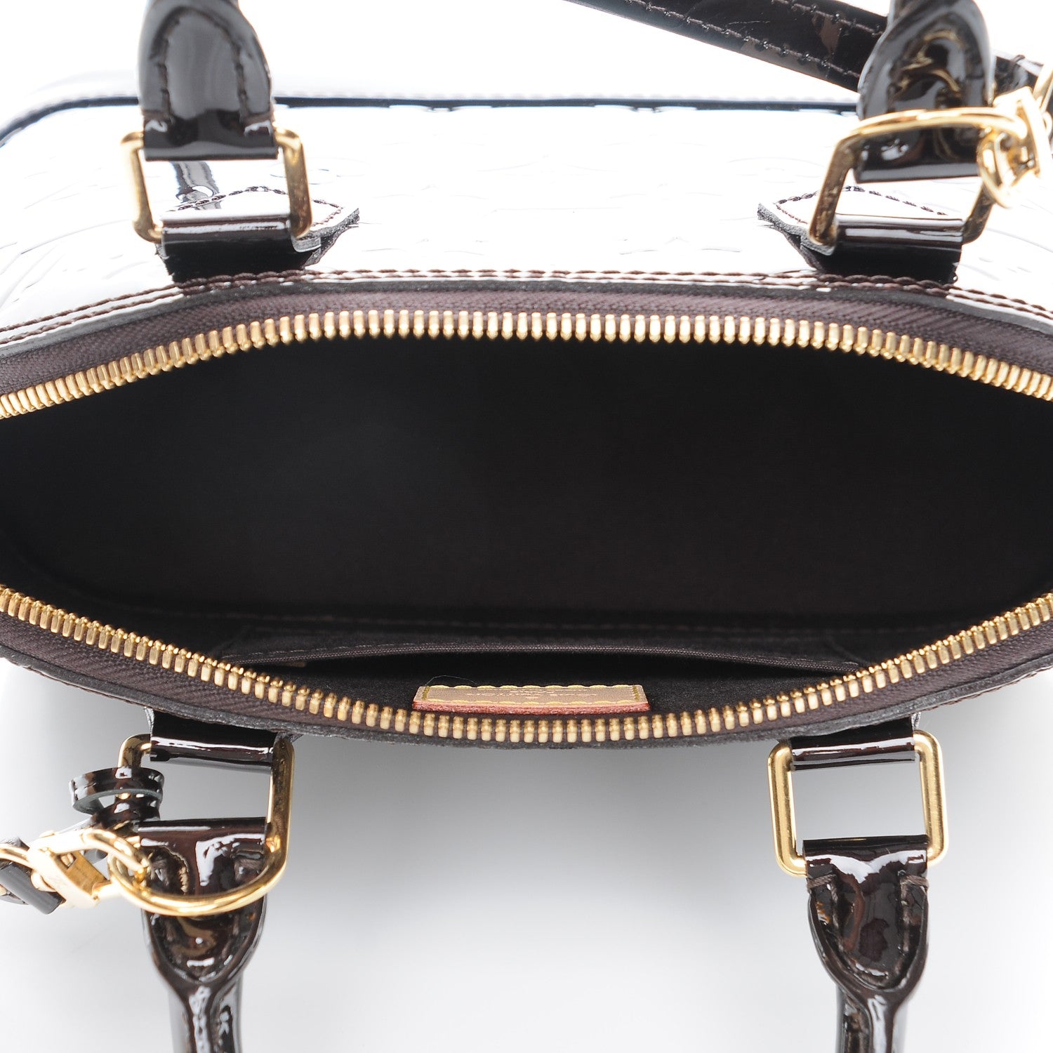Louis Vuitton Vernis Alma BB Amarante 6 of 7