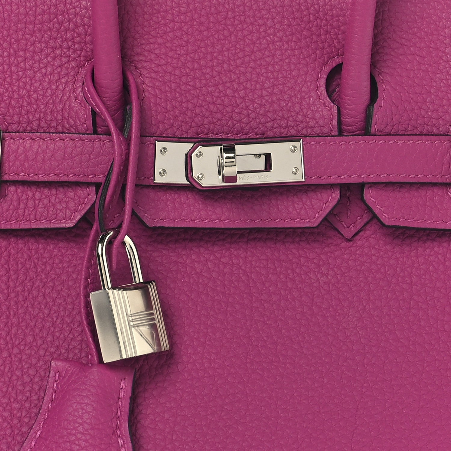Hermes Togo Birkin 25 Rose Pourpre 8 of 12