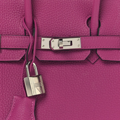 Hermes Togo Birkin 25 Rose Pourpre 8 of 12