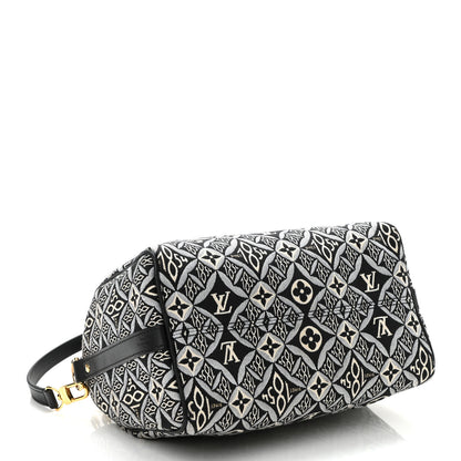 Louis Vuitton Jacquard Since 1854 Speedy Bandouliere 25 Grey 4 of 12