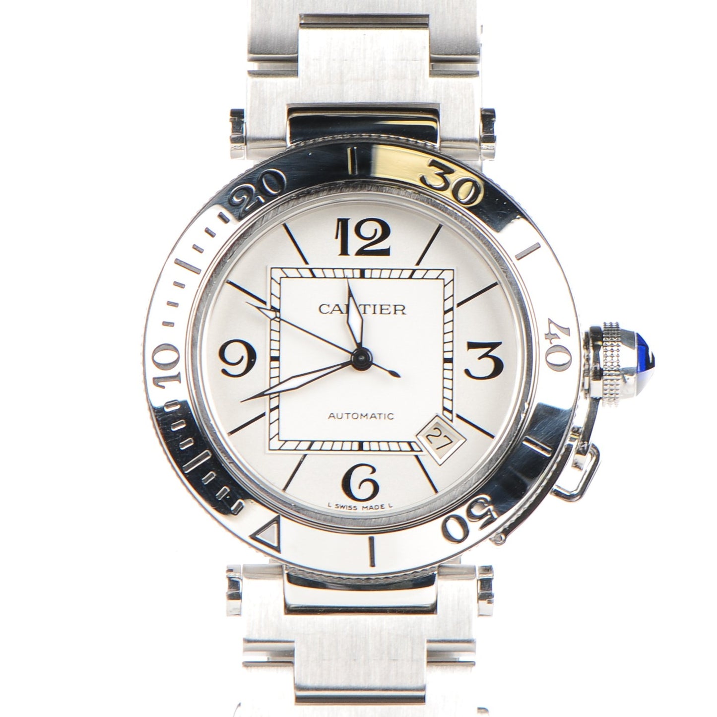 Stainless Steel 40mm Pasha C Seatimer Automatic Watch