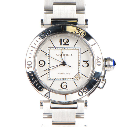 Cartier Stainless Steel 40mm Pasha C Seatimer Automatic Watch 1 of 10