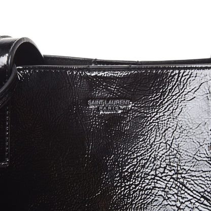 Saint Laurent Patent Calfskin Large Shopping Tote Black 7 of 7