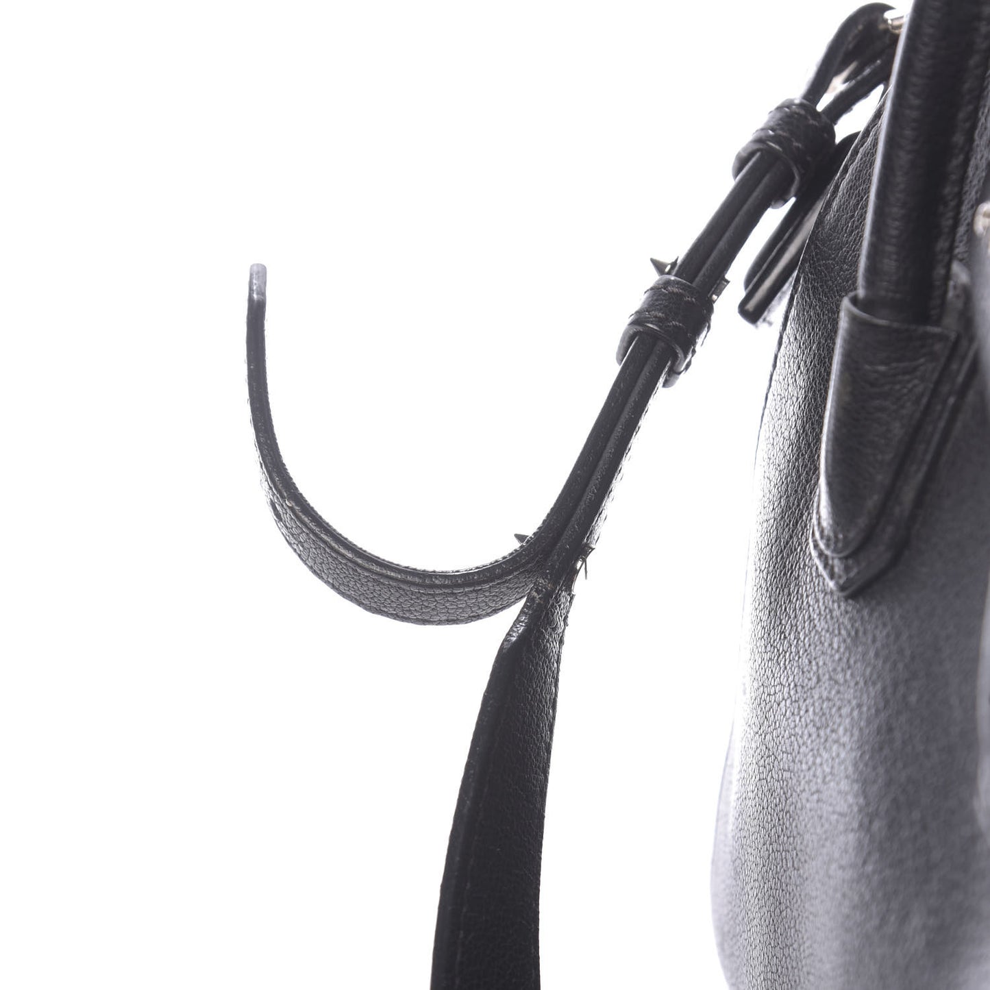 Sugar Goatskin Mini Antigona Black