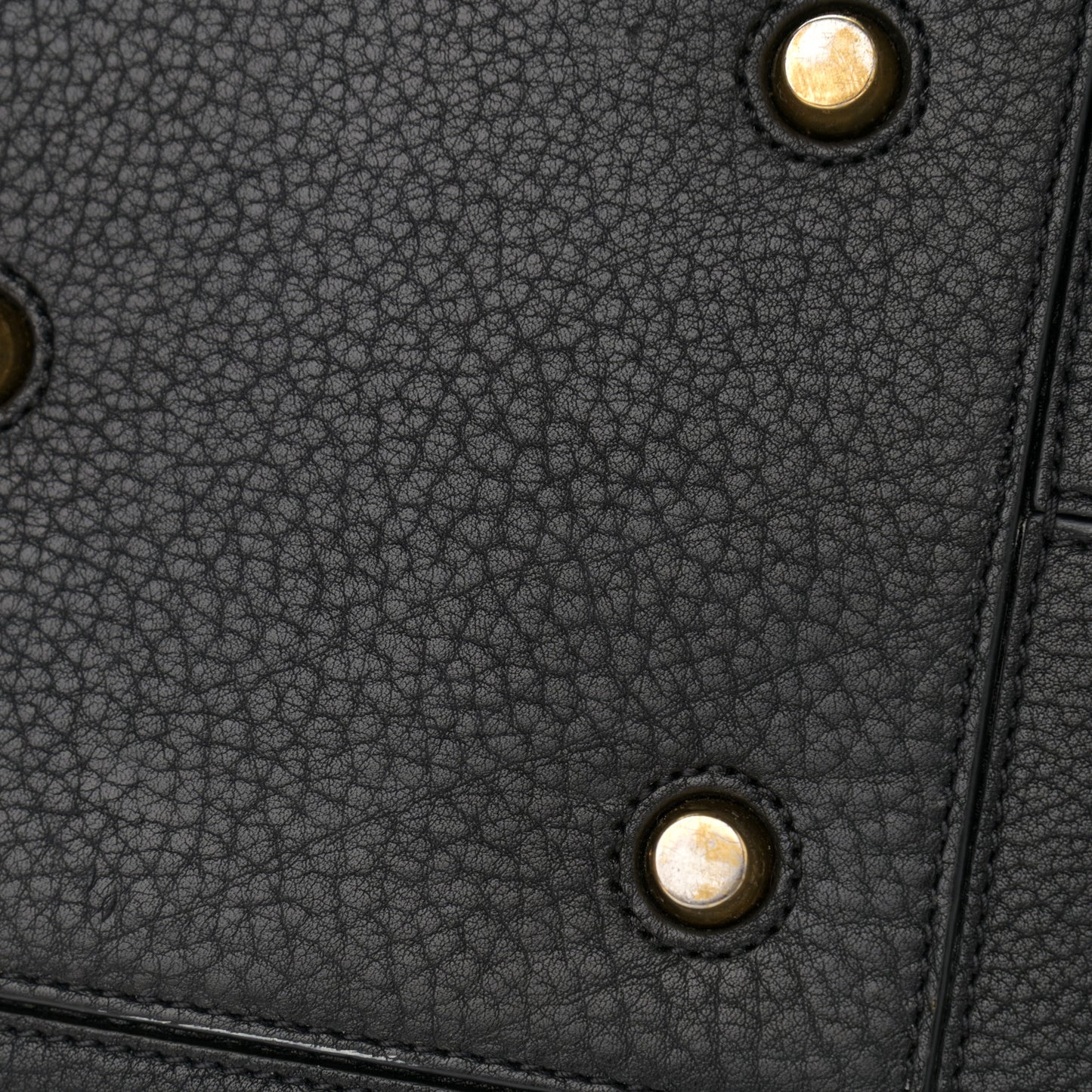 Crisped Calfskin Medium Tie Knot Tote Black