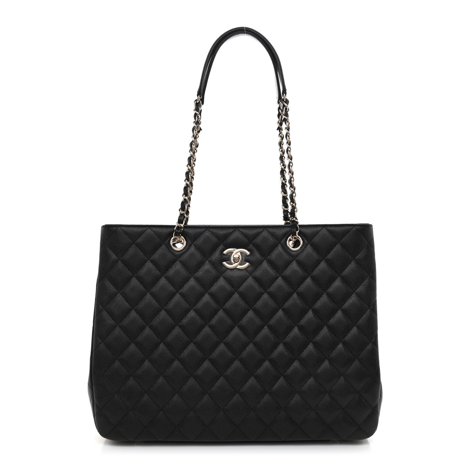 Chanel Caviar Quilted Large Shopping Tote Black 1 of 11