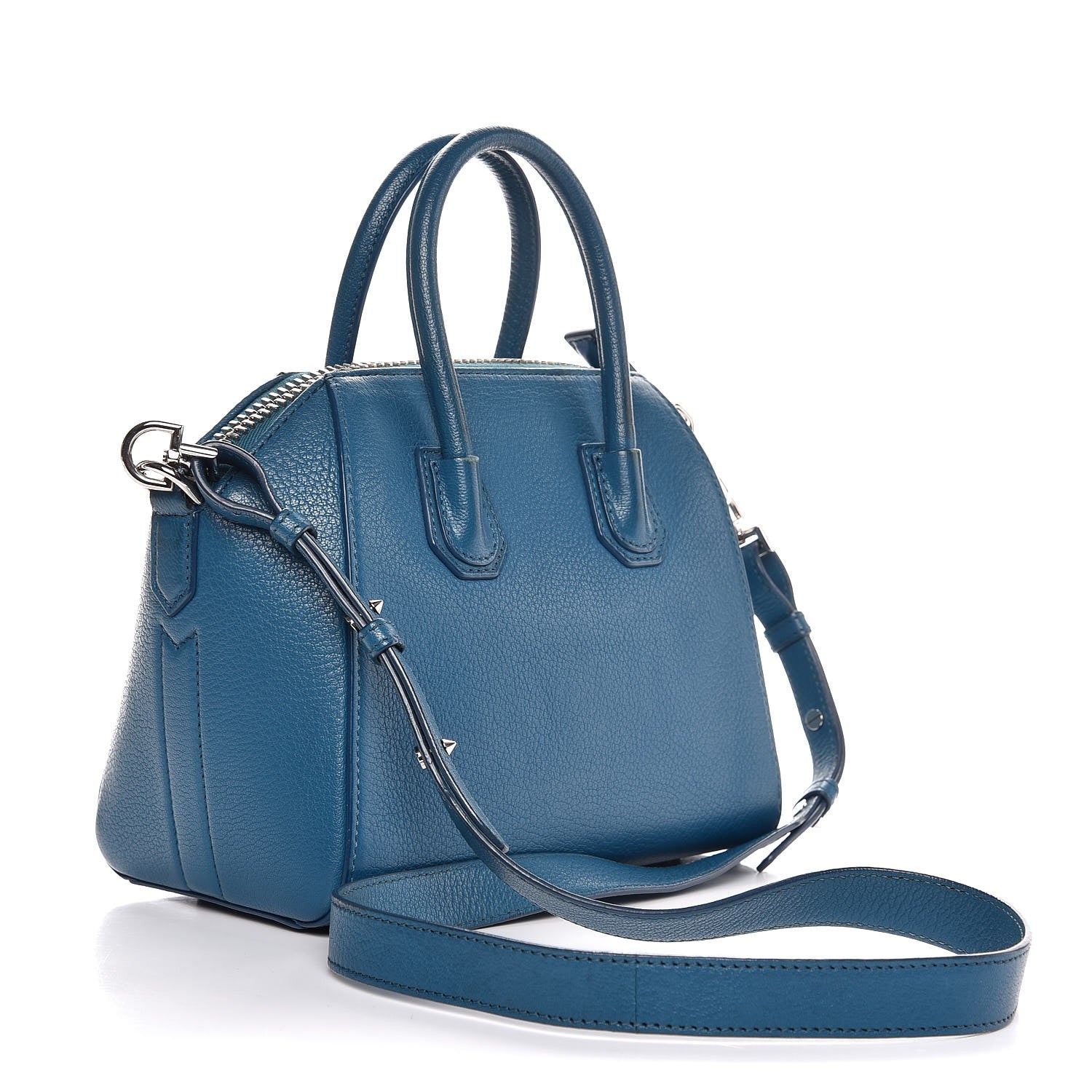 Givenchy Sugar Goatskin Mini Antigona Oil Blue 4 of 8