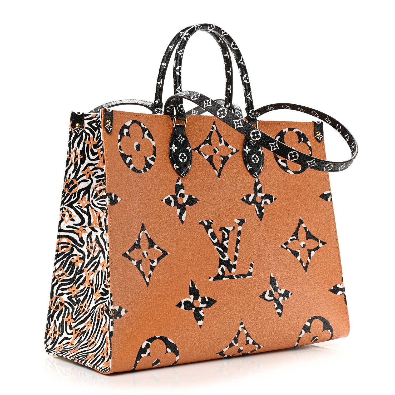Louis Vuitton Monogram Giant Jungle Onthego GM Ivory 3 of 9