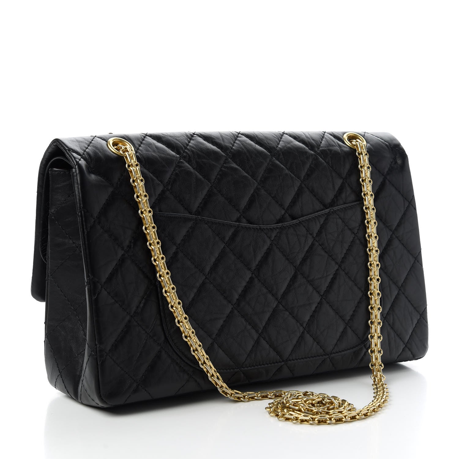 Chanel Aged Calfskin Quilted 2.55 Reissue 227 Flap Black 3 of 11