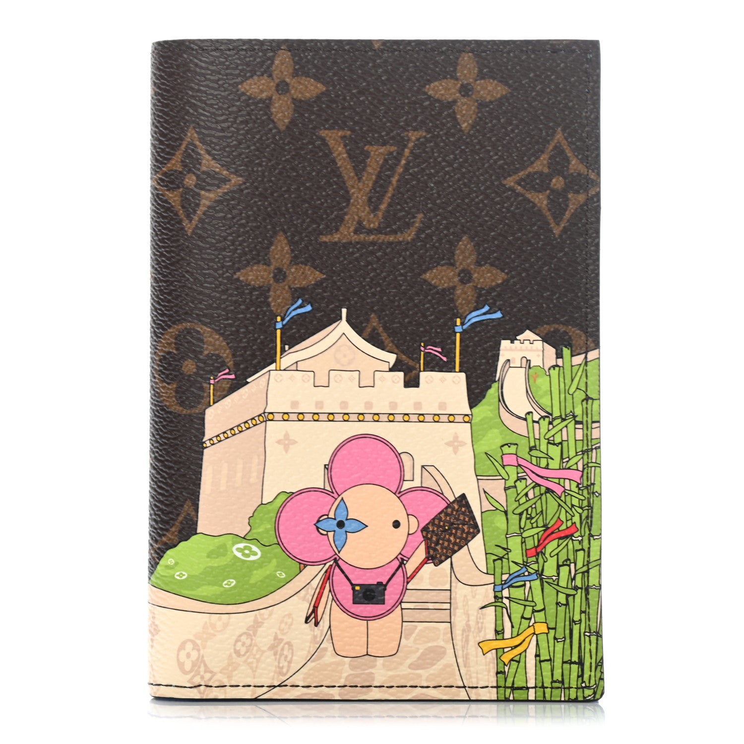 Louis Vuitton Monogram 2021 Christmas Animation China Passport Cover Myosotis Blue 1 of 6