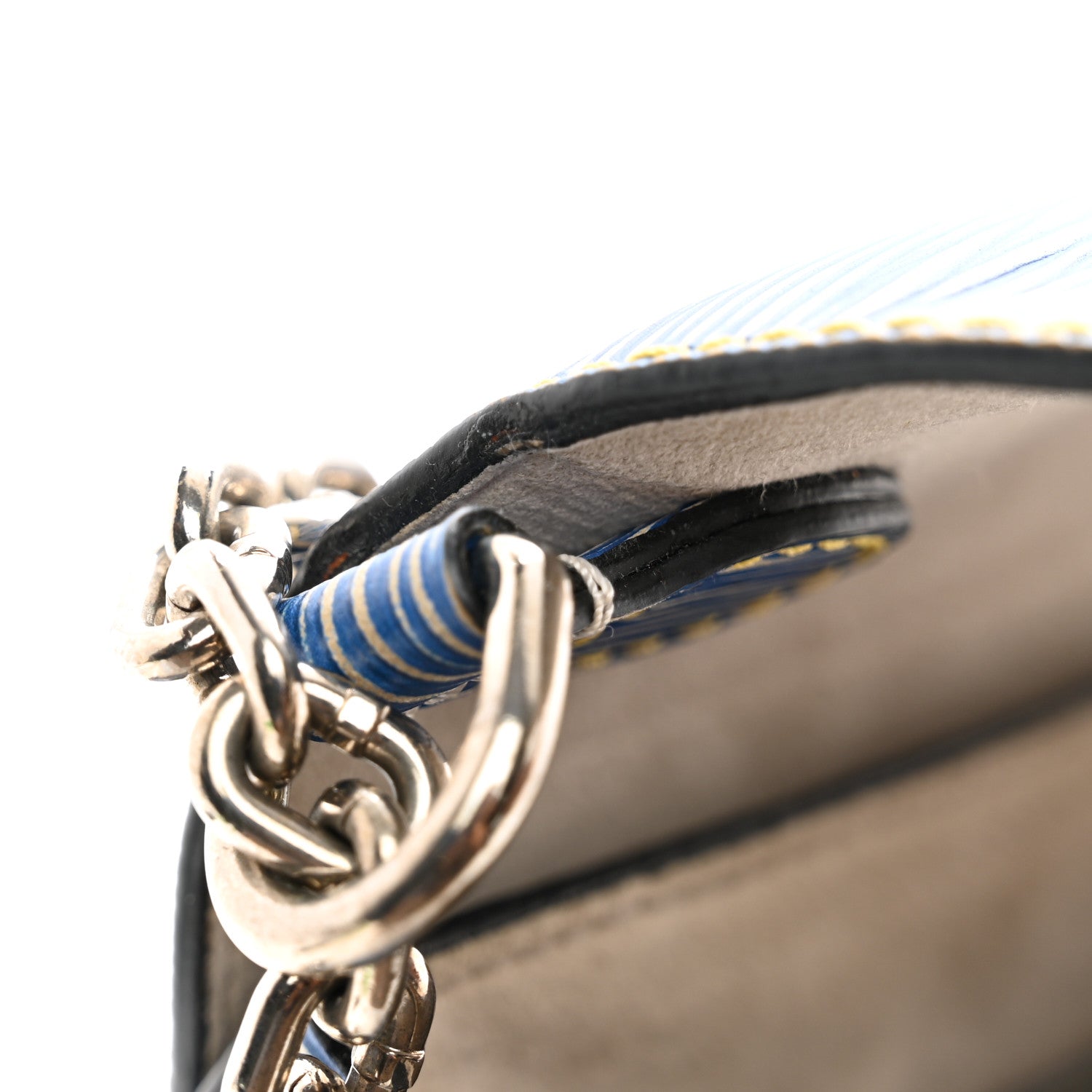 Louis Vuitton Epi Twist Shoulder Bag MM Denim Light 11 of 12