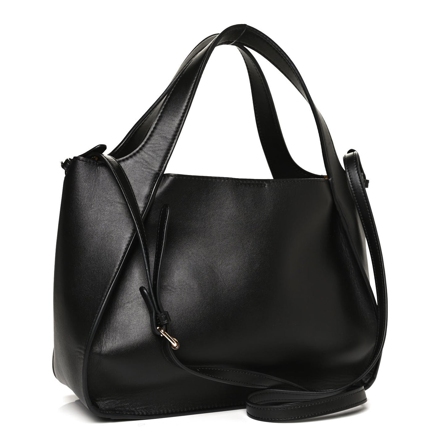 Eco Alter Nappa East West Perforated Tote Black