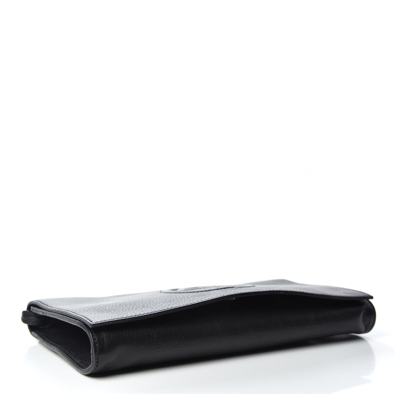 Gucci Pebbled Calfskin Medium Soho Clutch Black 4 of 7