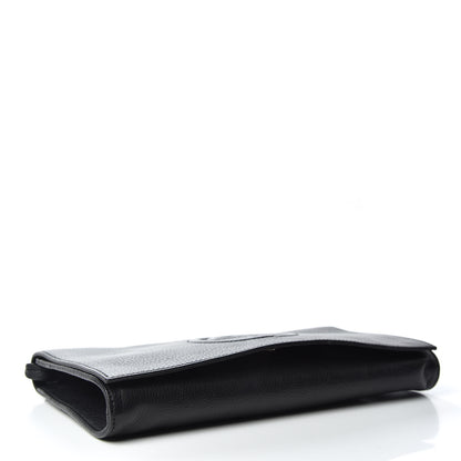 Gucci Pebbled Calfskin Medium Soho Clutch Black 4 of 7