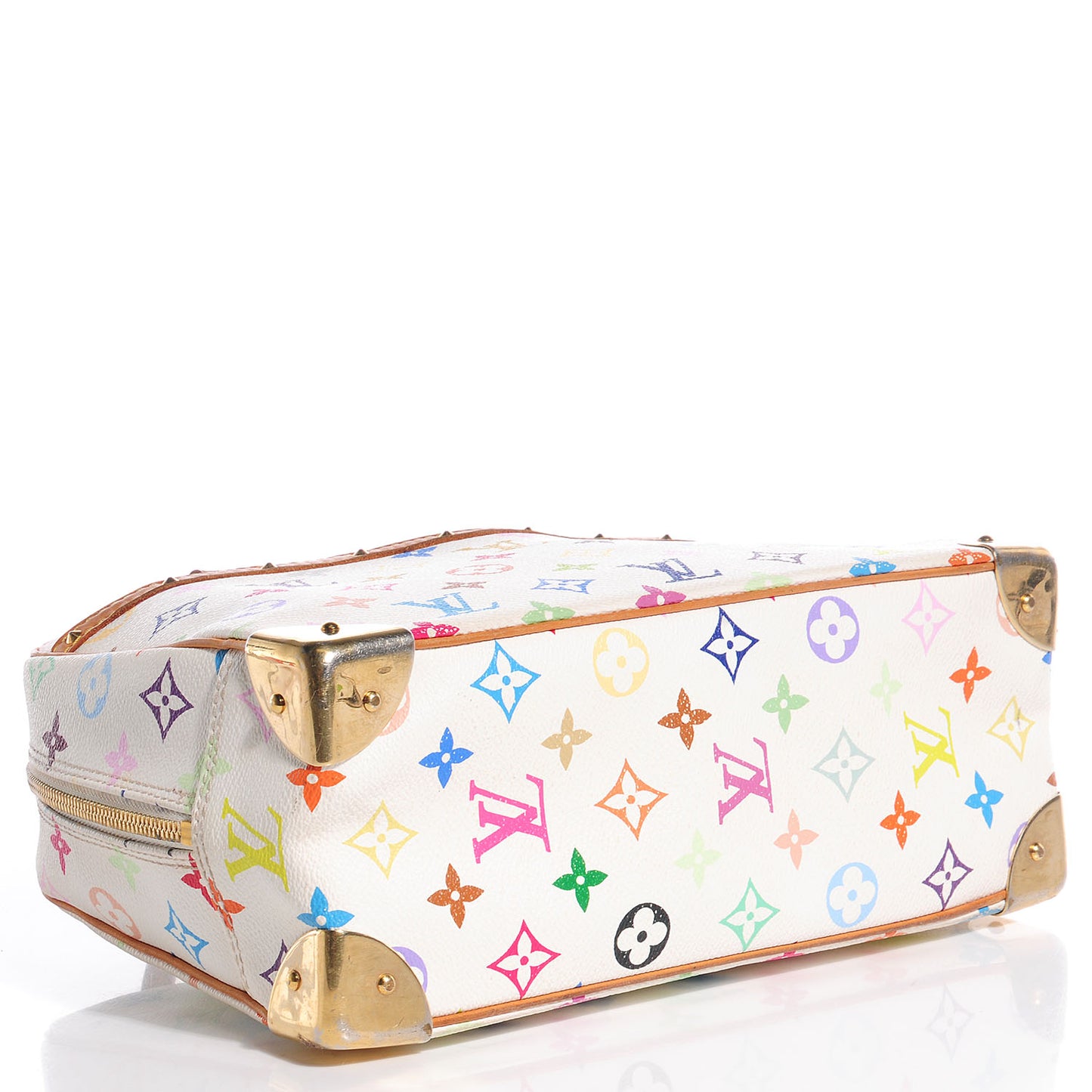Monogram Multicolor Trouville White