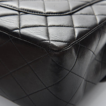 Chanel Lambskin Quilted Jumbo Single Flap Black 12 of 12