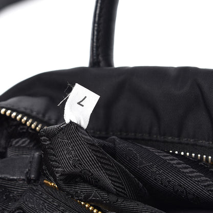 Prada Nylon Fiocco Mini Bowler Black 7 of 15