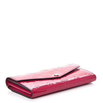 Louis Vuitton Vernis Sarah Wallet NM Rose Indien 4 of 13