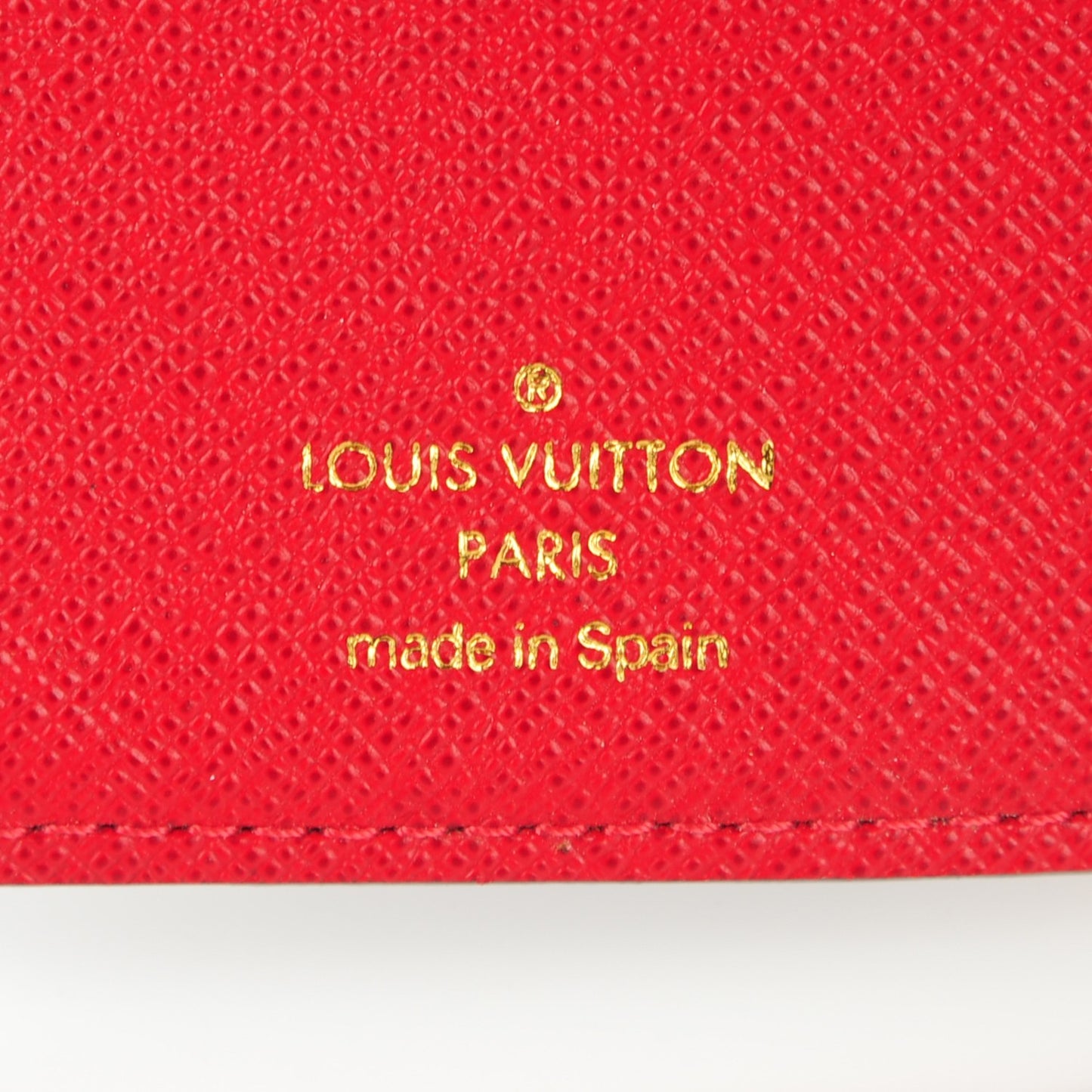 Damier Ebene Patch Small Ring Agenda Cover