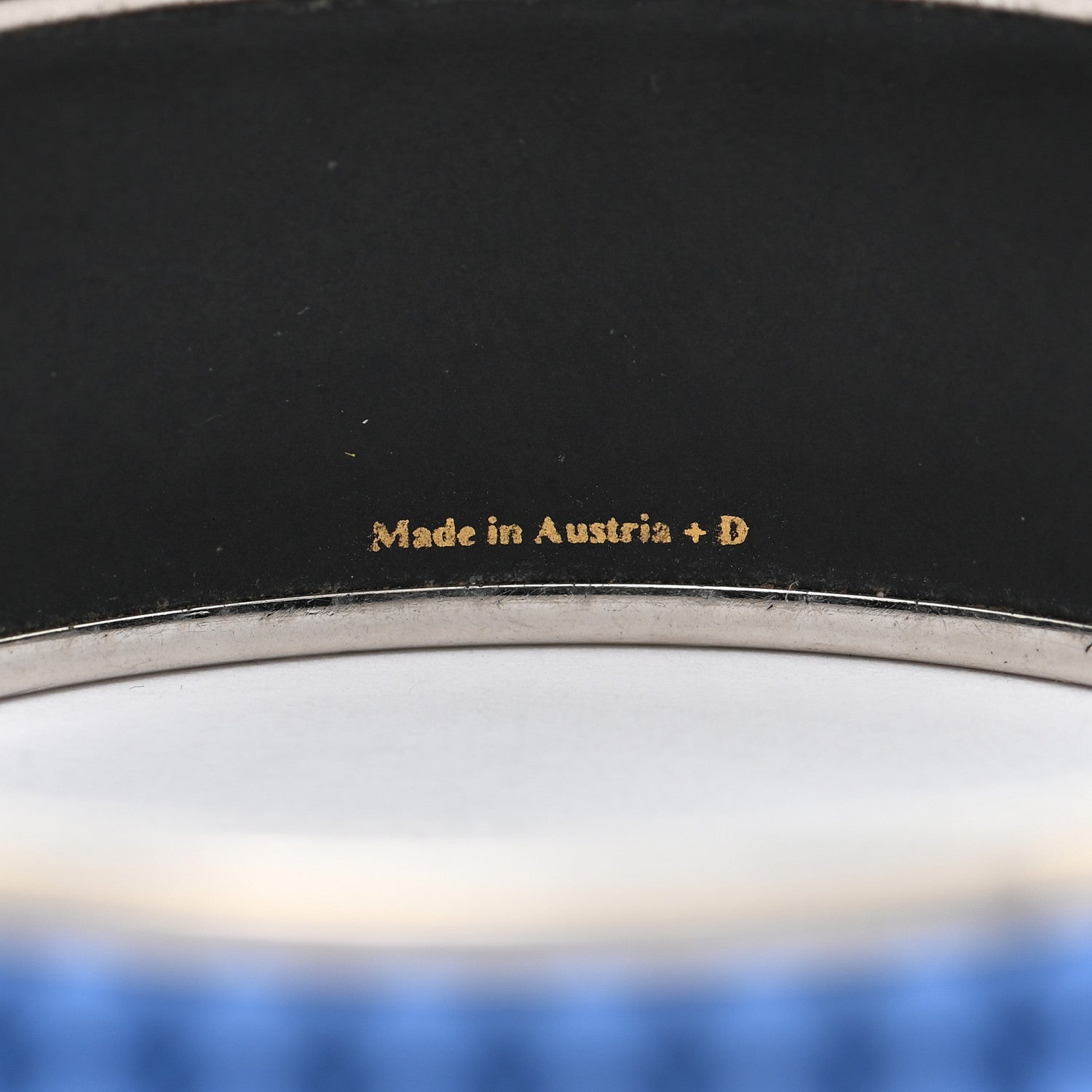 Hermes Enamel Printed Wide Bracelet 70 5 of 7