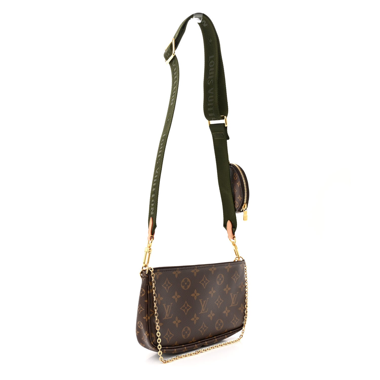 Louis Vuitton Monogram Multi Pochette Accessories Kaki 3 of 12