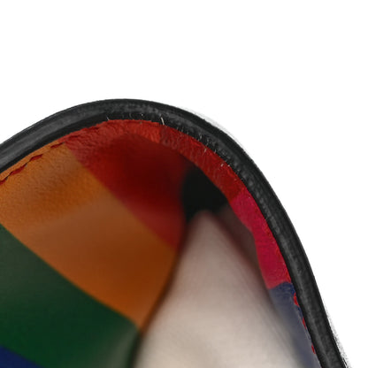 Salvatore Ferragamo Calfskin Rainbow Studio Box Bag Black 10 of 10