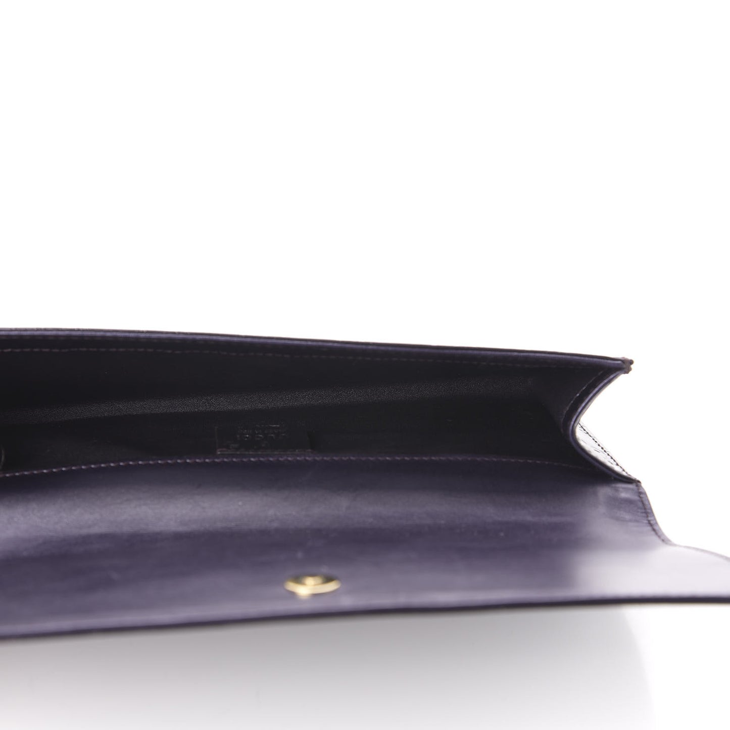 Guccissima Small Broadway Clutch Purple