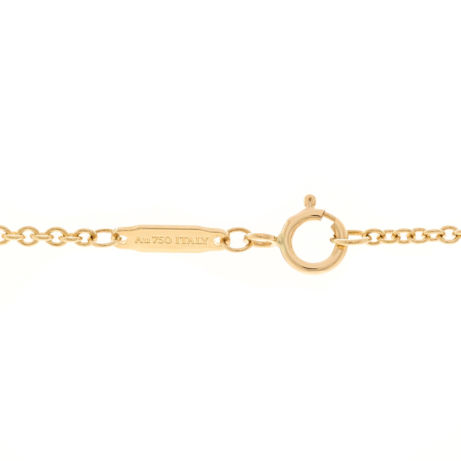 Tiffany 18K Yellow Gold Knot Necklace 5 of 6