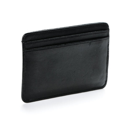 Chanel Calfskin Quilted Cambon Card Holder Black White 3 of 7