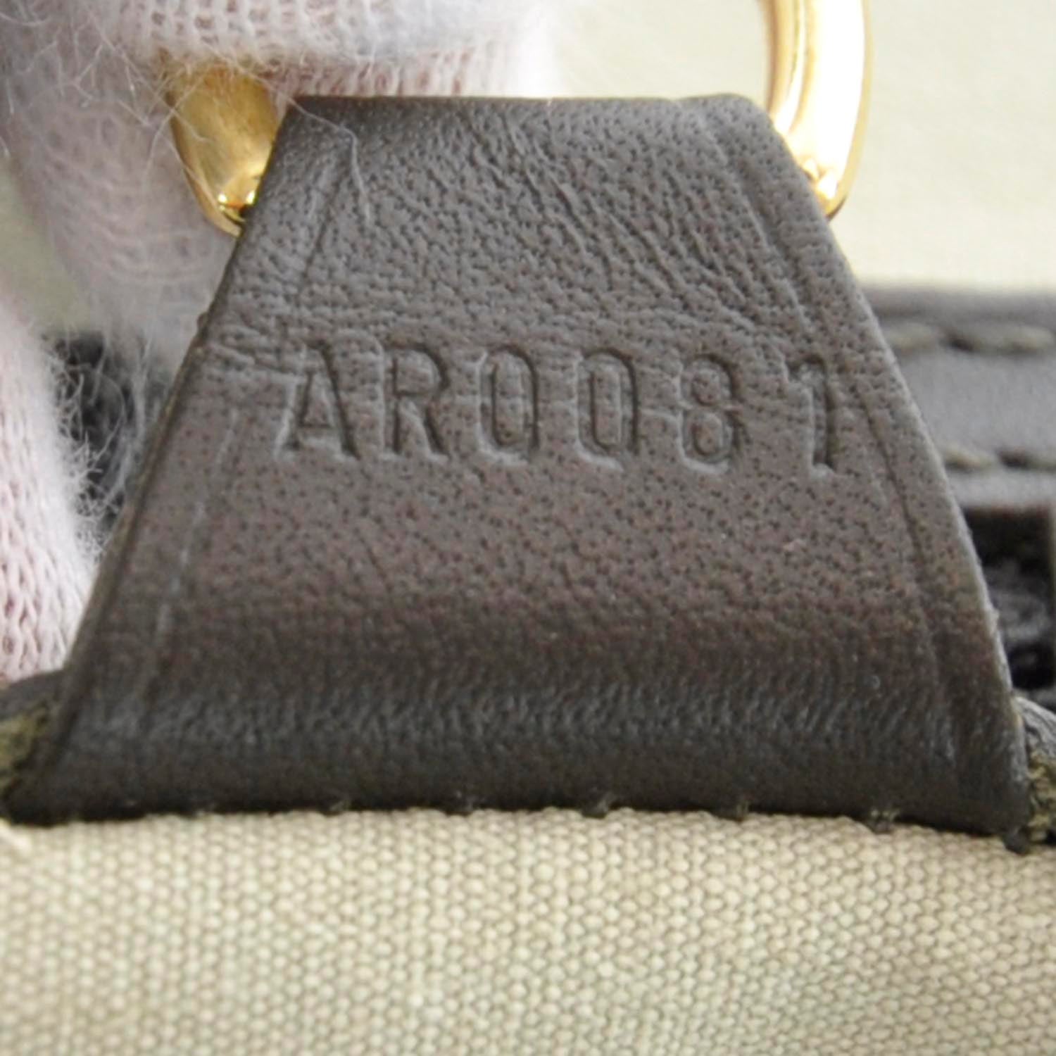 Louis Vuitton Mini Monogram Alma Haut Tote Olive 10 of 12