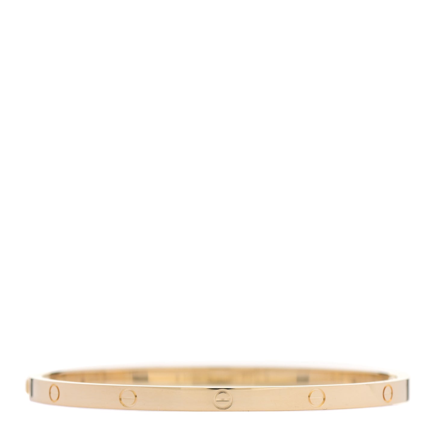 18K Yellow Gold Small LOVE Bracelet 17