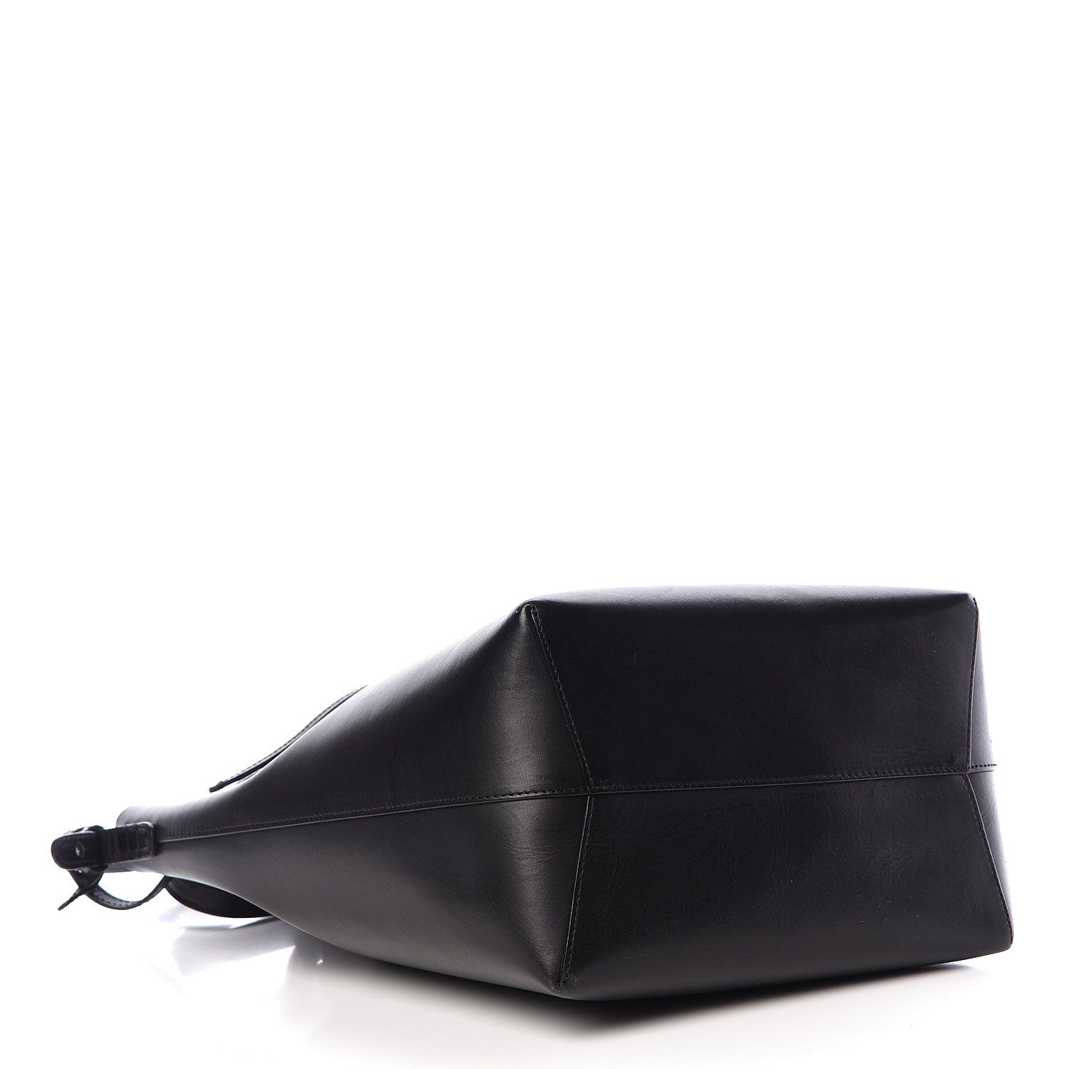 Mansur Gavriel Vegetable Tanned Calfskin Bucket Bag Black Flamma 5 of 14