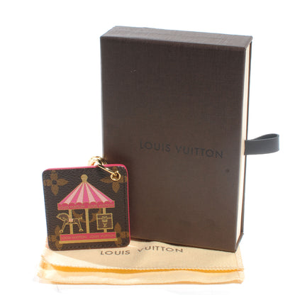 Louis Vuitton Monogram Illustre Carousel Bag Charm Key Ring Pink 7 of 7