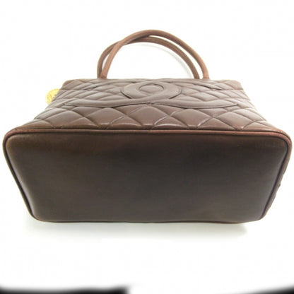 Chanel Lambskin Medallion Tote Brown 4 of 12