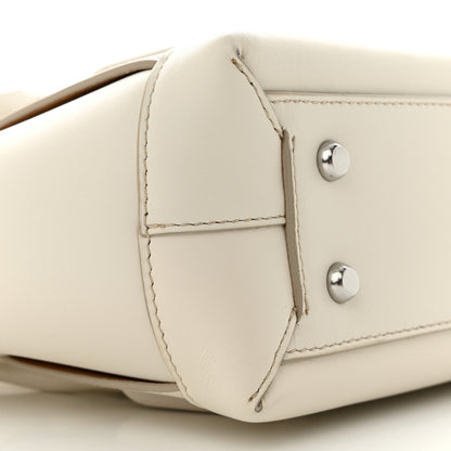 Bottega Veneta French Calfskin Maxi Intrecciato Small Arco Bianco 9 of 14