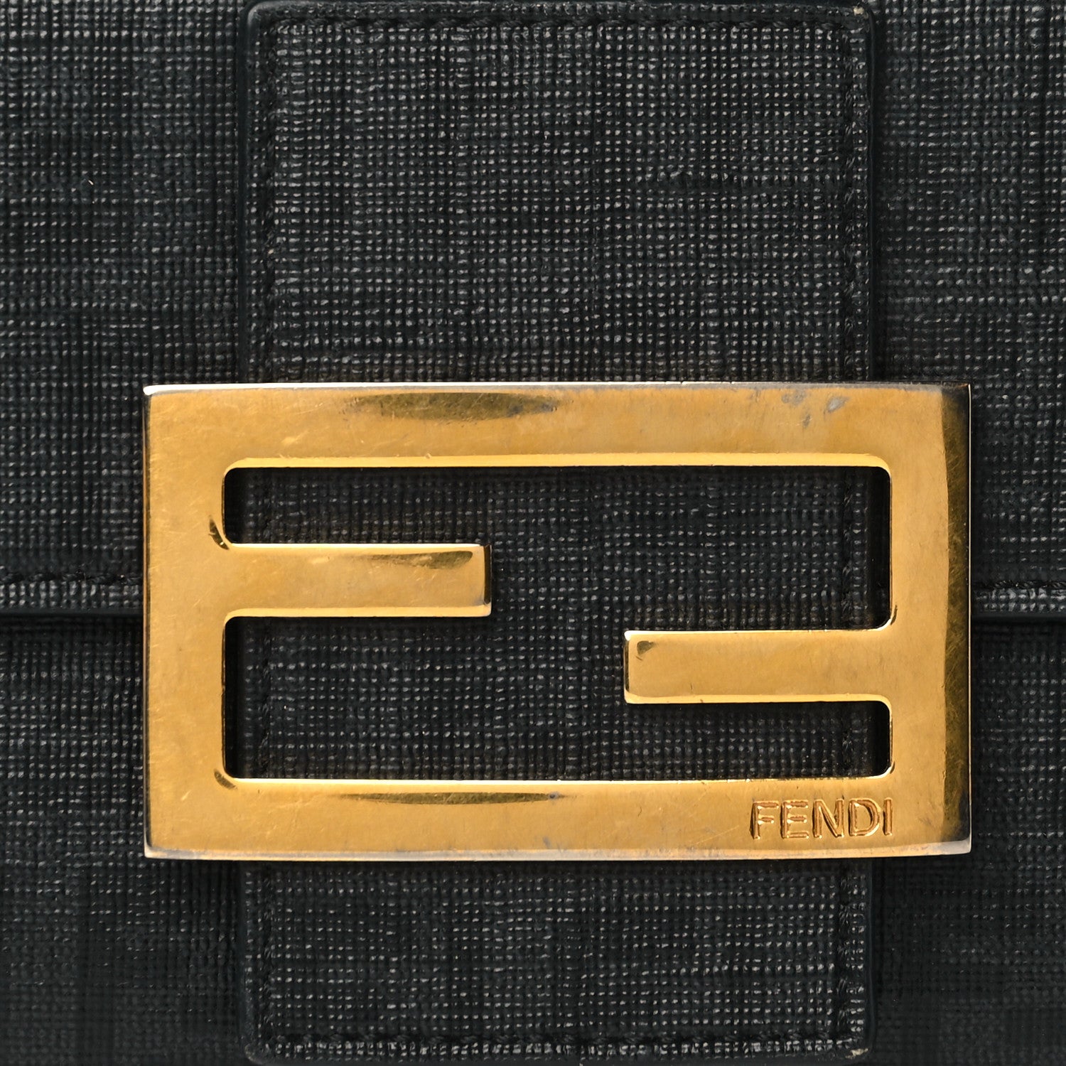 Fendi Zucchino Spalmati Forever Continental Wallet Black 9 of 10