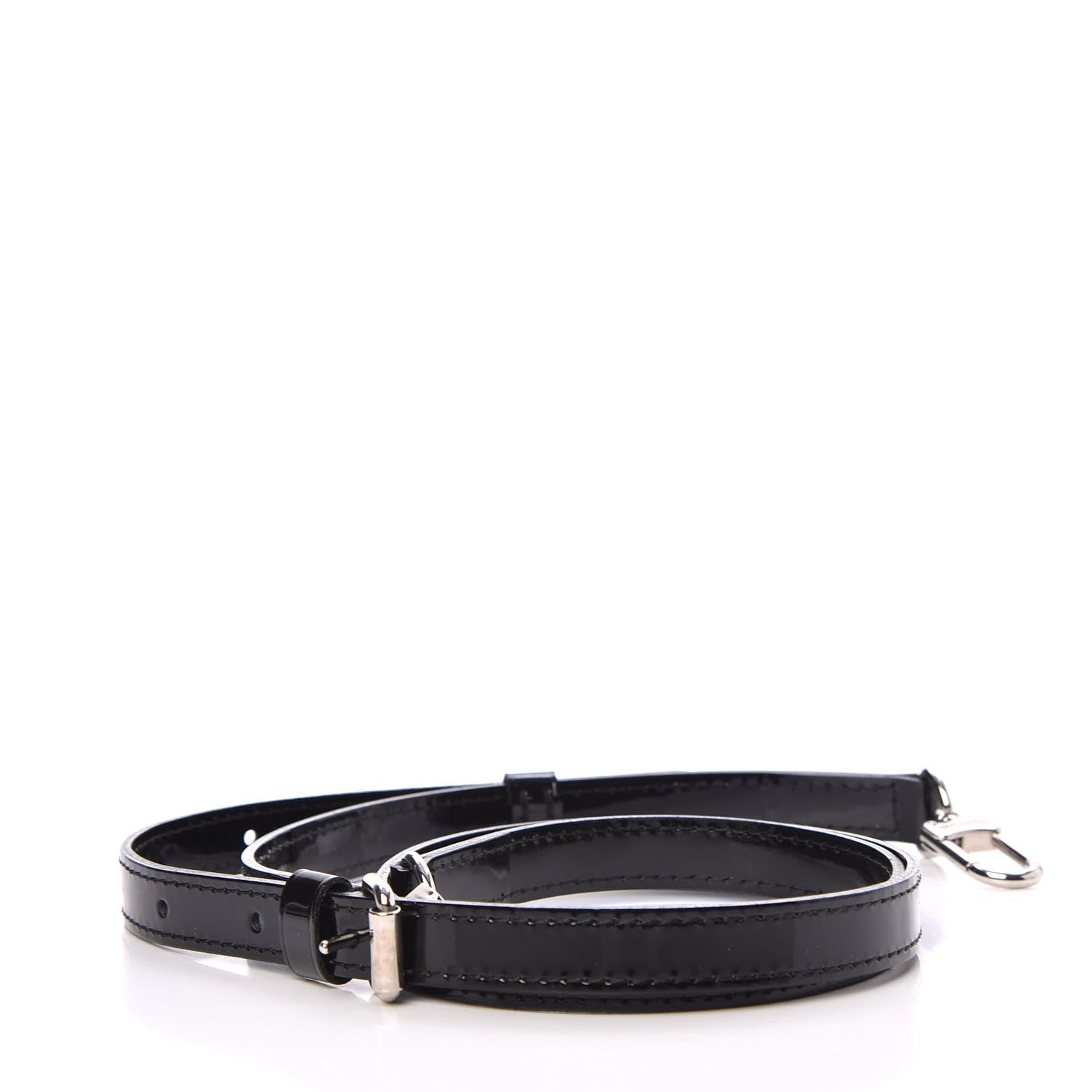 Louis Vuitton Patent 16mm Adjustable Shoulder Strap Black 2 of 3