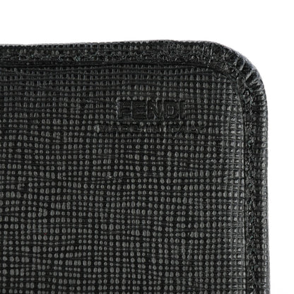 Fendi Vitello Elite Continental Wallet Black 6 of 8