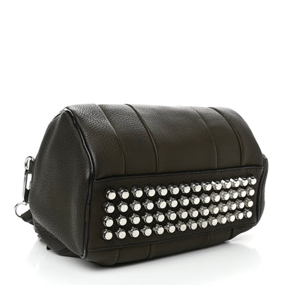 Alexander Wang Pebbled Lambskin Rocco Khaki Nickel Hardware 3 of 4